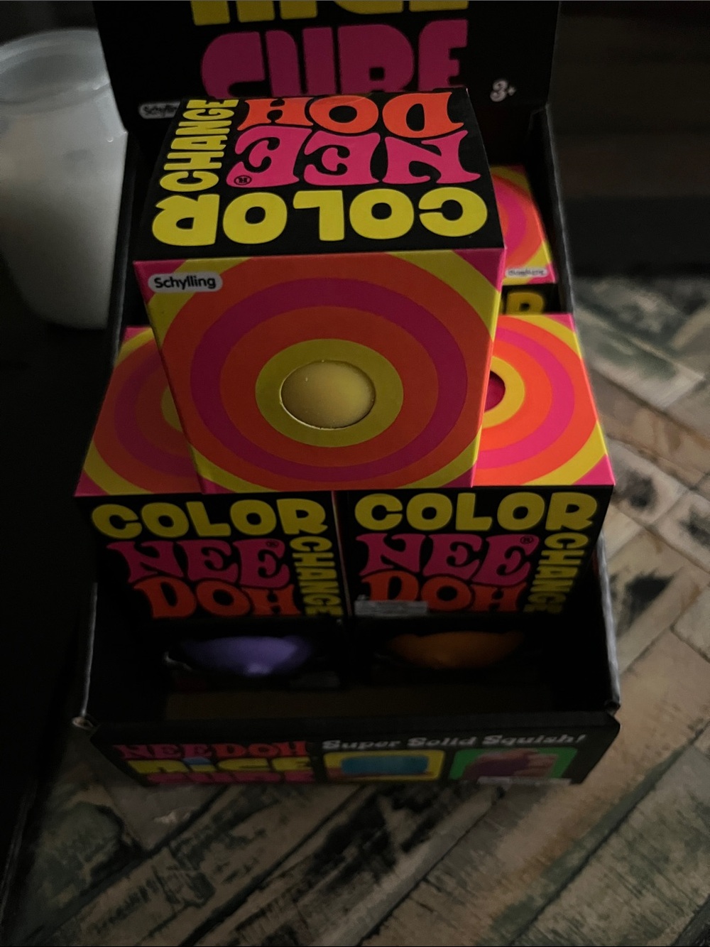 Color changing Yellow NEE DOH Toy